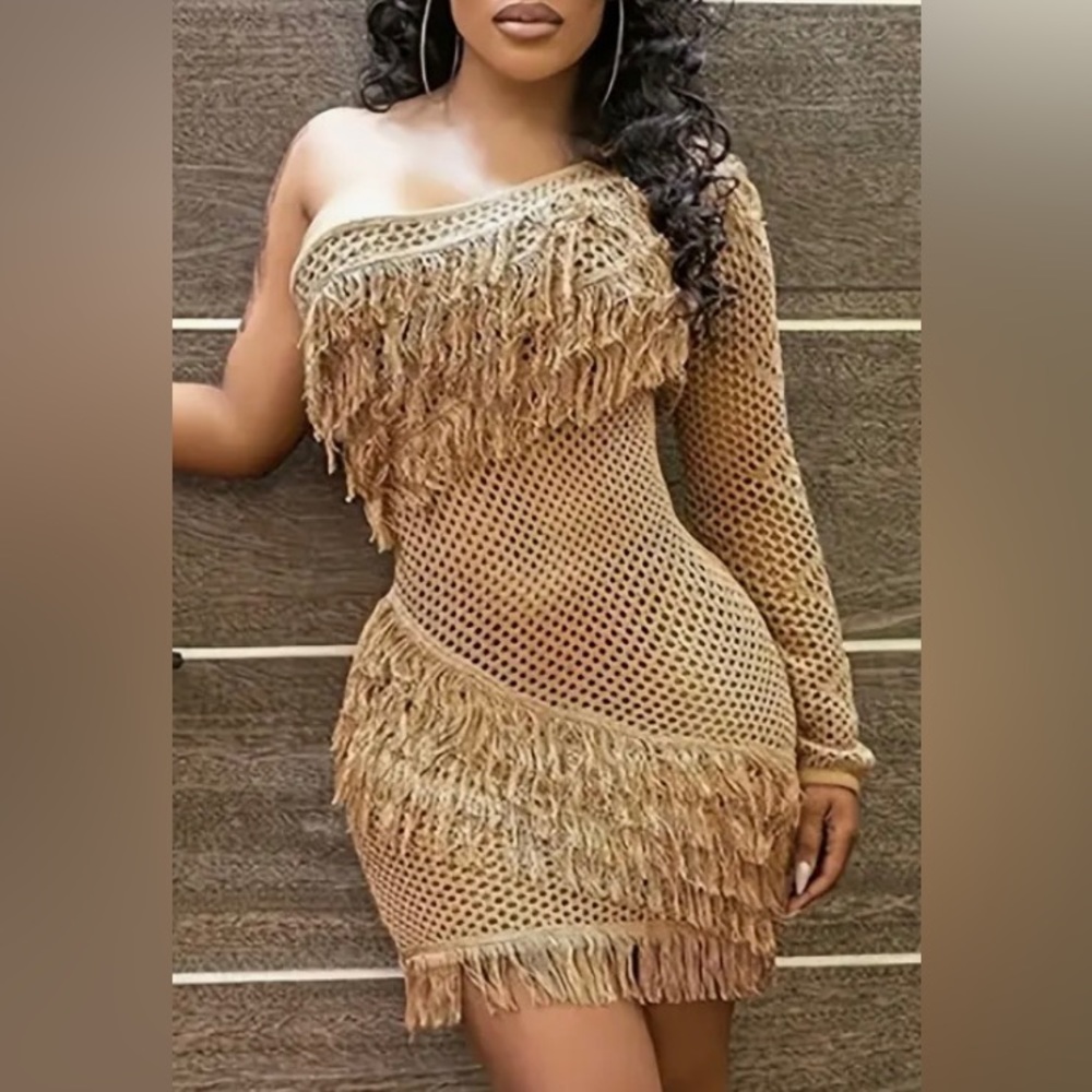 Sexy Tassel Bodycon Dress